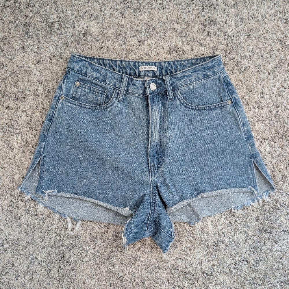 WeWoreWhat High-Rise Denim Shorts - 26